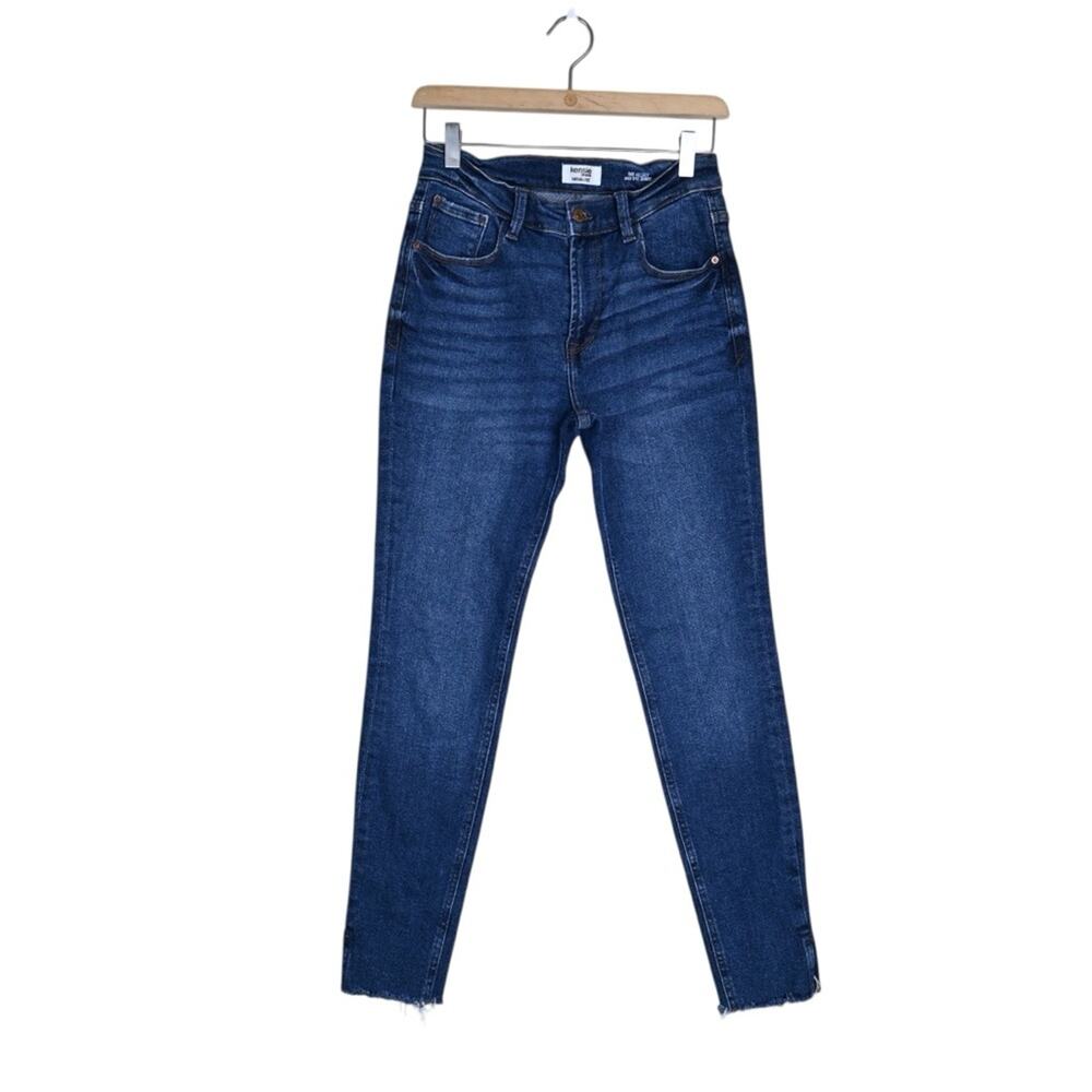 Kensie Jeans Women's 4/27 Kelsey Mid Waist Skinny Jeans - Picture 1 of 11